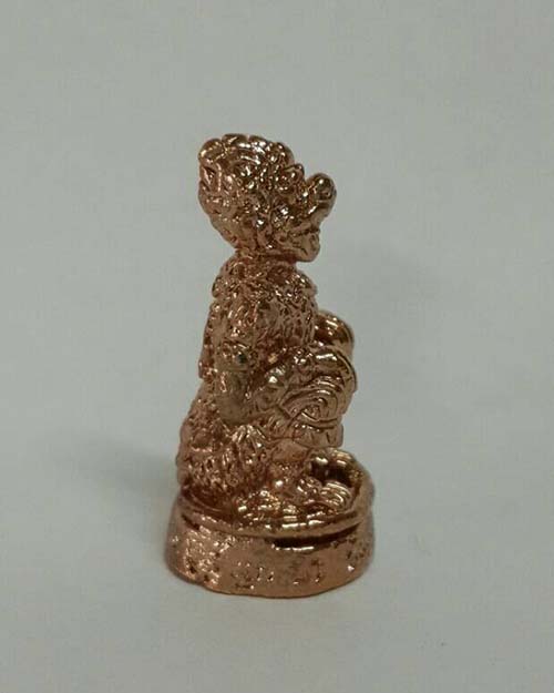 หนุมาน 7 รอบ เนื้อกะไหล่นาค ปี 45 หลวงปู่เกลี้ยง วัดเนินสุทธาวาส