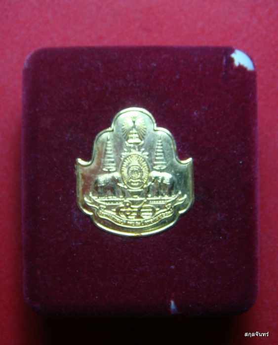 พระกริ่งไพรีพินาศ ญสส ตรากาญจนาภิเษก วัดบวรนิเวศ ปี 2539 กล่องเดิมๆครับ