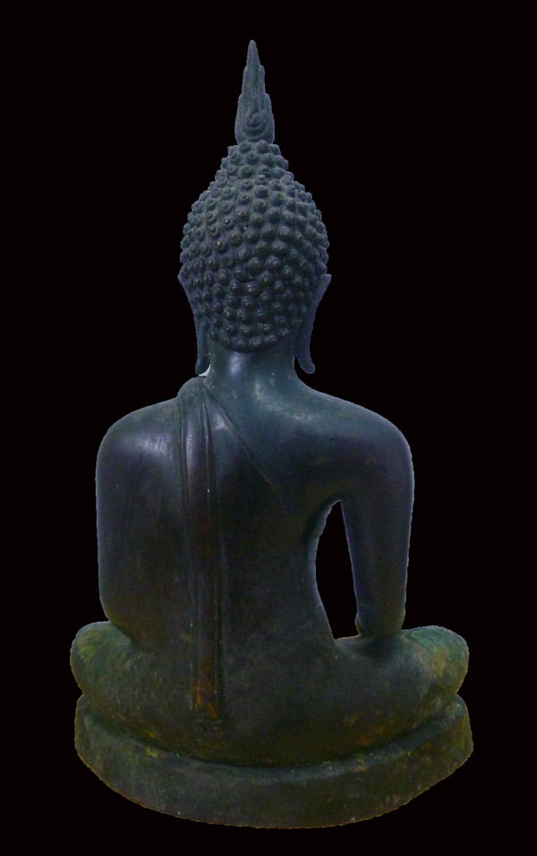 พระพุทธรูปศิลปะสุโขทัย ออกโดยสำนักพุทธรัตนประทีป ศูนย์การเรียนรู้ 25พุทธศตวรรษ ขนาดหน้าตัก 4.5 นิ้ว.