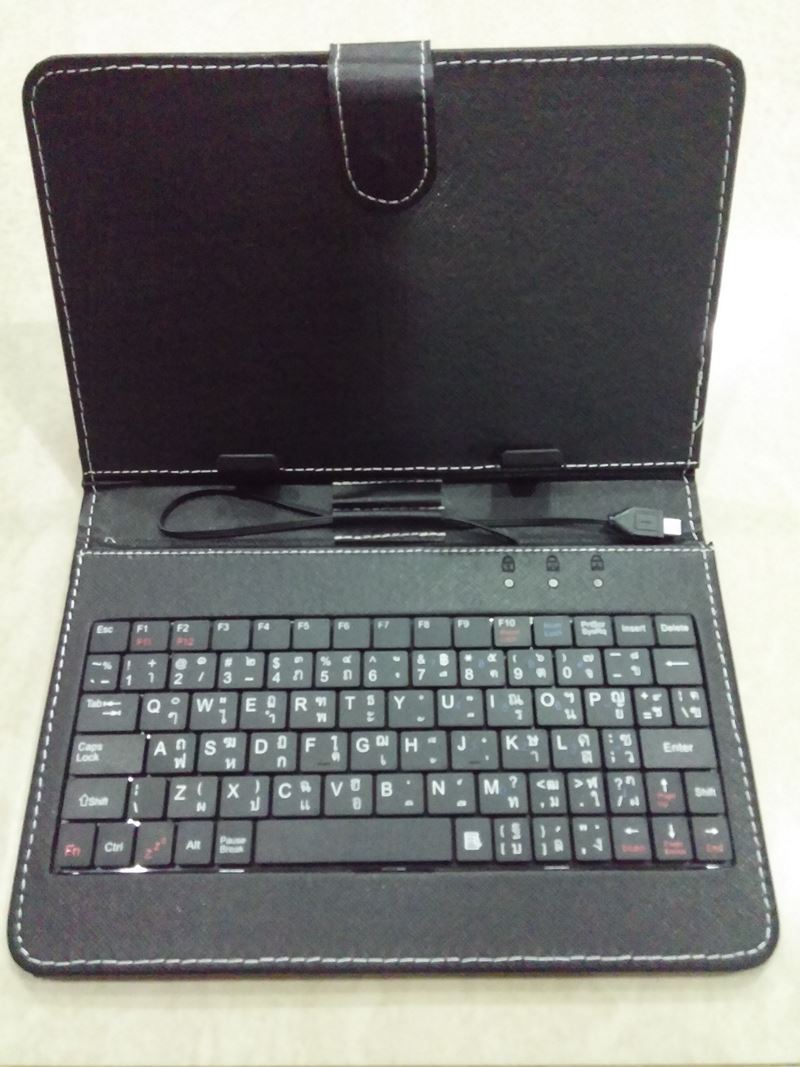 เคาะเดียว (230 บาท) กระเป๋าและคีย์บอร์ดสำหรับแท็บเล็ต 7 นิ้ว