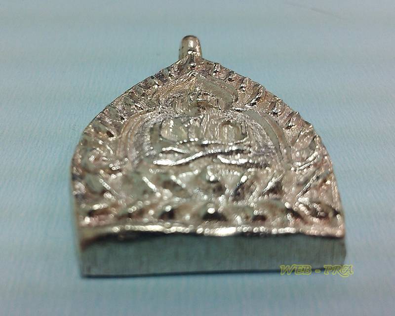 เหรียญเจ้าสัว หลวงพ่อพร วัดบางแก้ว เนื้อเงิน พร้อมกล่อง มีจาร ตอก 2 โค๊ต