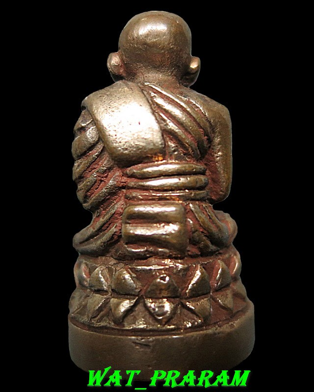 หลวงปู่ทวด วัดช้างให้ พิมพ์บัวรอบ รุ่น2  เนื้อนวะ  ที่ระลึกงานทอดกฐิน ปี39