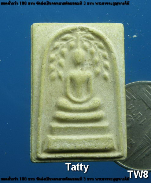 สมเด็จปรกโพธิ์ ติดรูปเกจิ ไม่ทราบที่ 