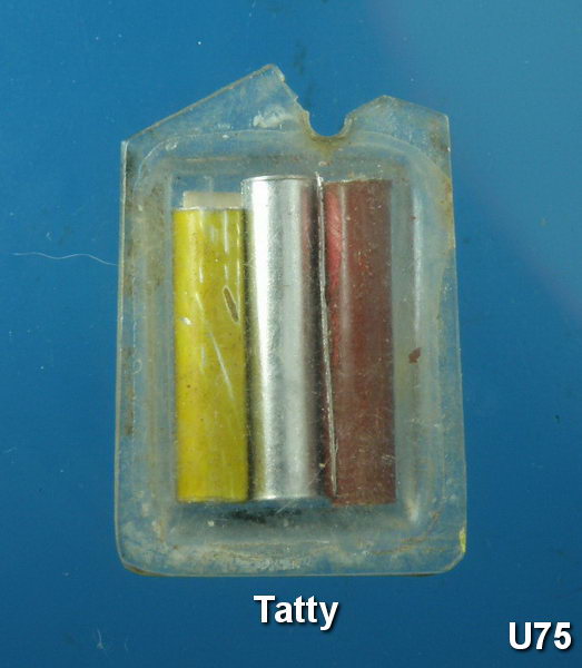 พระประจำวันเก่า หลังตะกรุด 3 ดอก ไม่ทราบที่