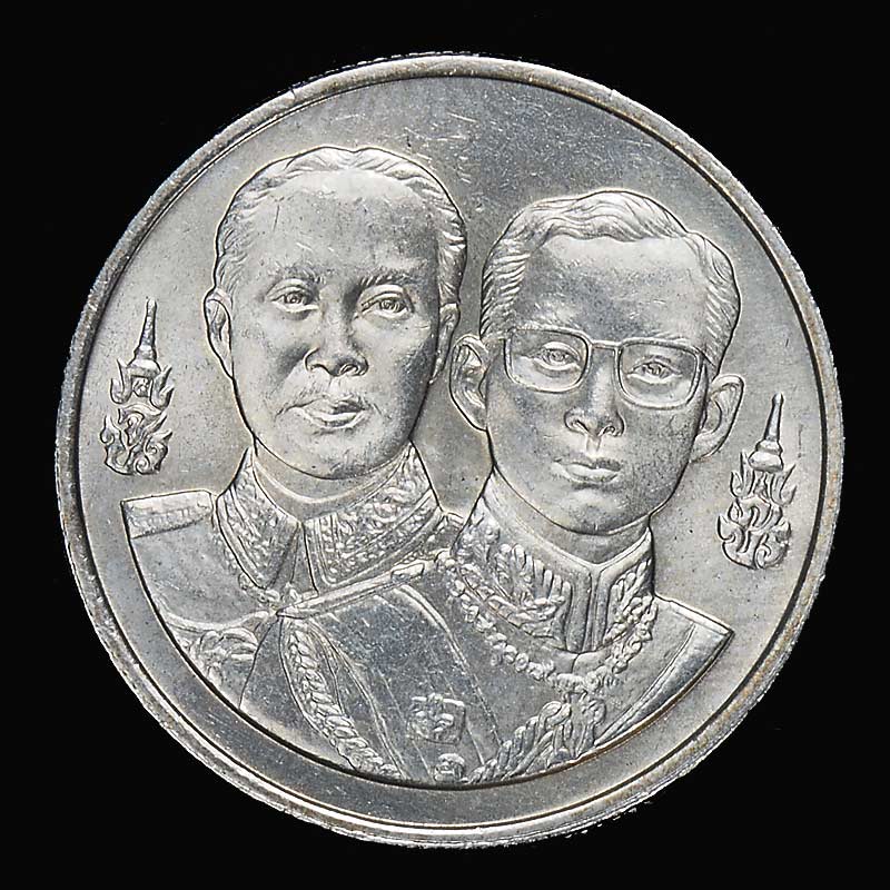 เหรียญ 2 บาท ร.5 ร.9 ครบรอบ 100 ปี ศิริราชแพทยากร สภาพ UNC ...#2
