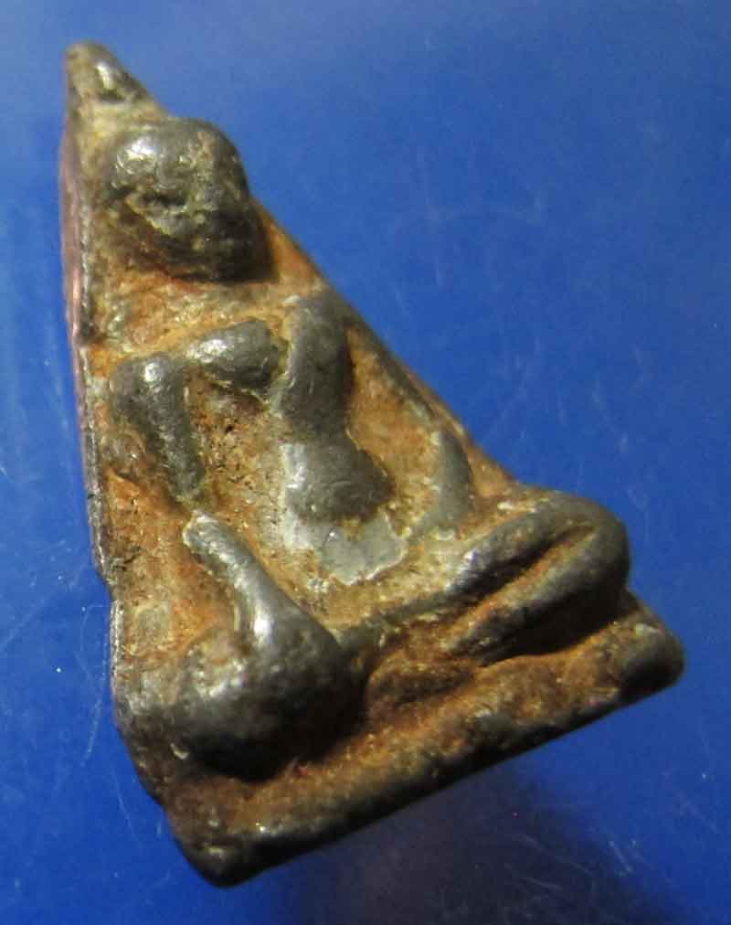 พระกำแพงเนื้อชินเงิน เก่า ไม่ทราบที่