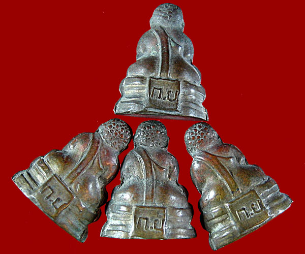 4 องค์ รูปหล่อ สังกัจจายน์ วัดกัลยาฯ กรุงเทพฯ 