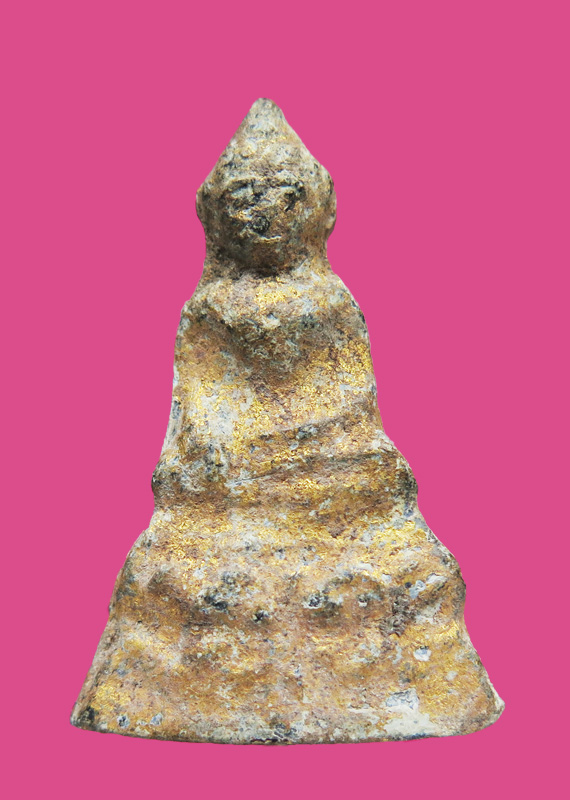 พระแก้บน สมัยรัตนโกสินทร์ตอนต้น ทองเดิม เหมาะสำหรับเป็นองค์ครู เนื้อชินสนิมแดง