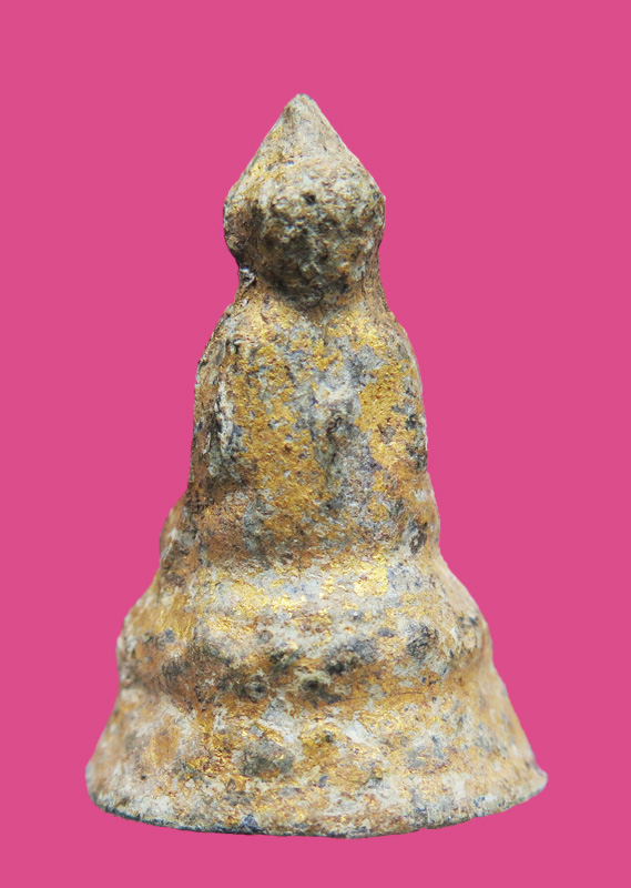 พระแก้บน สมัยรัตนโกสินทร์ตอนต้น ทองเดิม เหมาะสำหรับเป็นองค์ครู เนื้อชินสนิมแดง