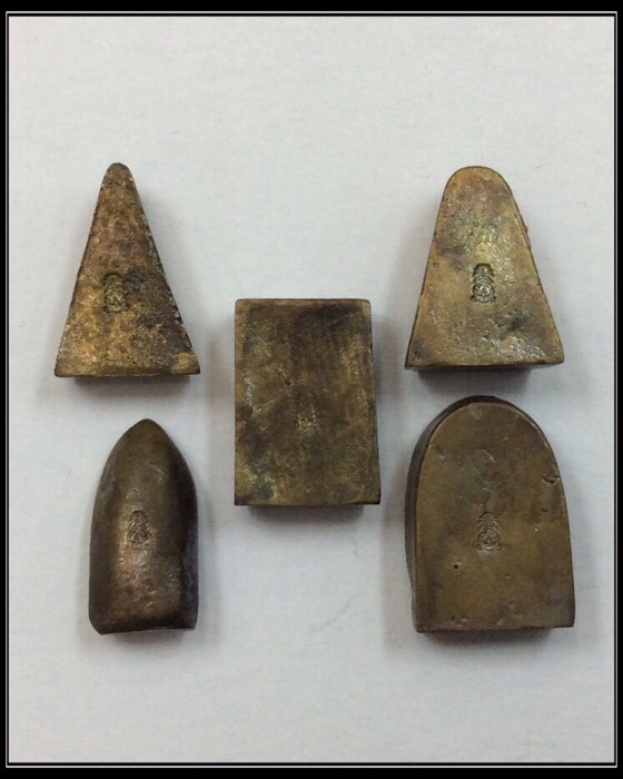 ชุดพระเบญจภาคี รุ่นเศรษฐีนางพญา เนื้อระฆังโบราณ วัดนางพญา มีโค๊ด กล่องเดิม