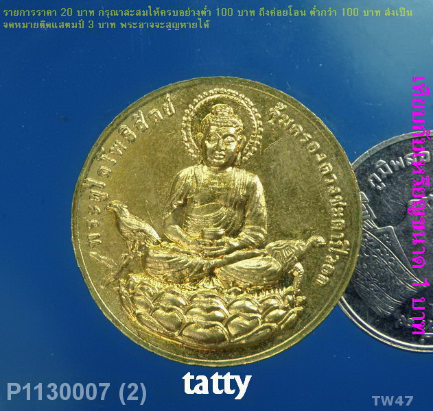 เหรียญพระยูไลโพธิสัตว์ คุ้มครองชะตาปีวอก