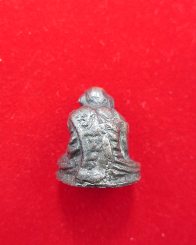 รูปหล่อโบราณ หลวงพ่อเขียน ธมฺมรกฺขิโต วัดสำนักขุนเณร  รุ่นกำนันเถาว์ สร้างศาลา ปี2497 กำนันเถาว์