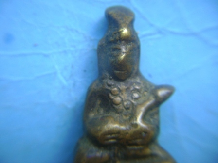 กริ่งฤาษีก้นเลขหนื่ง ล.พ.เงิน วัดบางคลาน เนื้อทองผสม ปี 2460