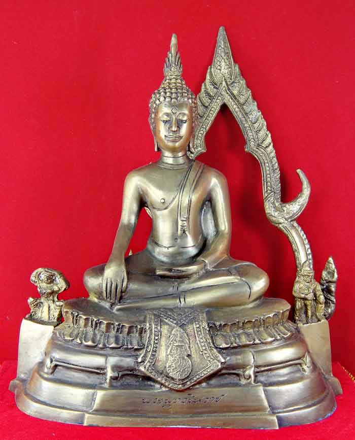 ***พระบูชา พระพุทธชินราช หน้าตัก 5 นิ้ว  ซุ้มถอดได้ เคาะเดียวครับ