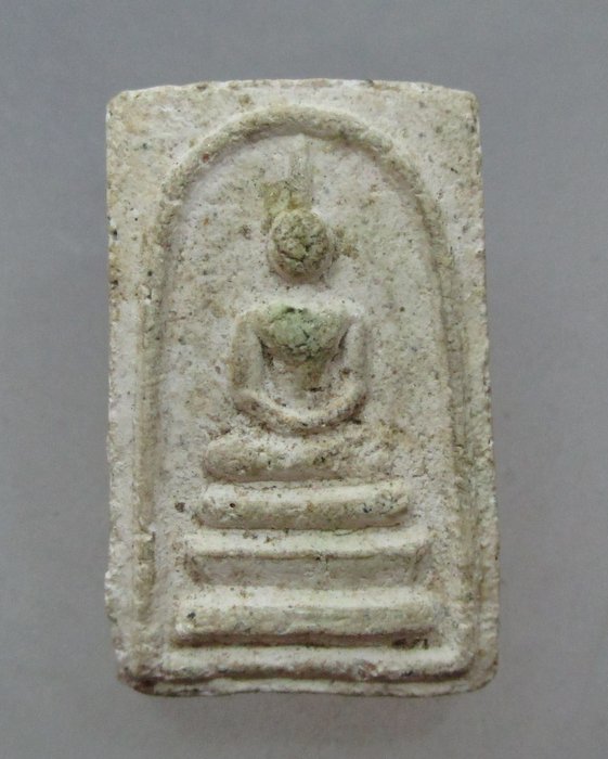 พระสมเด็จคะแนน หลังฉัตรหลังอุ ๑๙ พระสมเด็จญาณสังวรฯ วัดบวรนิเวศวิหาร