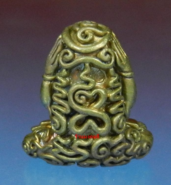 พระปิดตามหาอุตตโม ไตรมาส 53 หลวงพ่่อสาคร เนื้อชนวน พิมพ์ใหญ่ เลขมงคล 1607 !!!พิเศษมีเข็ม!!! สภาพสวย