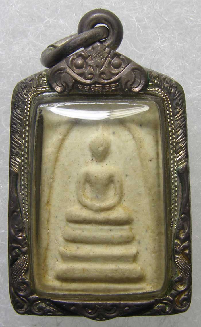 สมเด็จคะแนน 108 ปี วัดระฆังฯ เลี่ยมเงินยกซุ้มพร้อมใช้