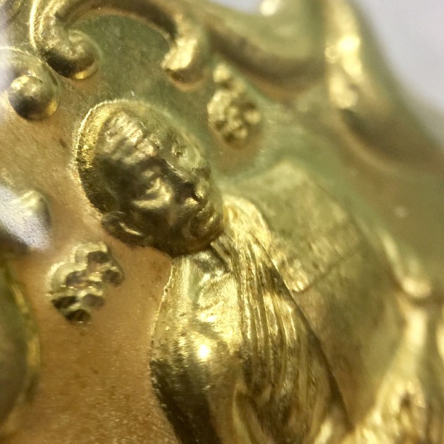 ฺฺฺB# แดงเบาๆ พร้อมกล่อง เหรียญขี่เต่า ฝาบาตร แจกกรรมการ ปลุกเสกโดย หลวงพ่อสาคร วัดหนองกรับ