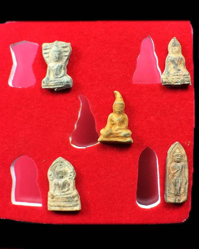 พระชุดเบญจภาคี วัดทัพศิลา จังหวัดกาญจนบุรี