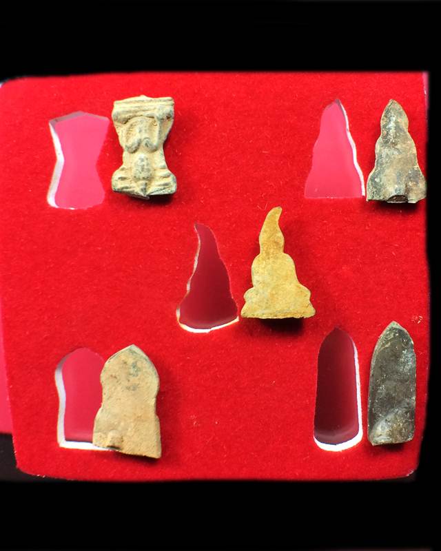 พระชุดเบญจภาคี วัดทัพศิลา จังหวัดกาญจนบุรี