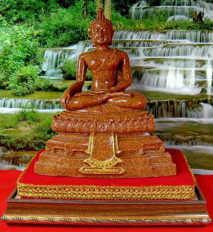 ***พระพุทธรูปบูชาศิลปแบบเชียงแสน เนื้อกระเบื้องหลังคาโบส์ถ งานพุทธศิลป์พุทธลักษณะสวยงามมากค่ะ ขนาดหน