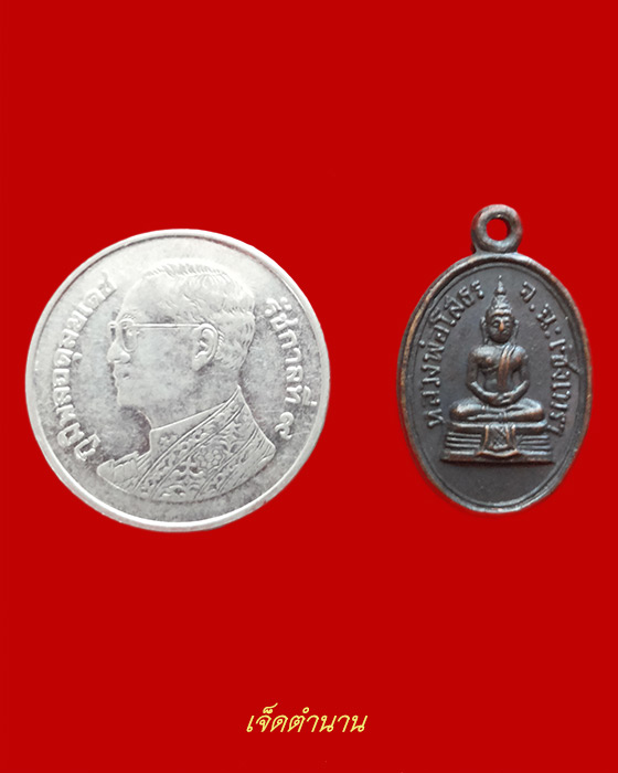 เหรียญเม็ดแตงหลวงพ่อโสธรหลังหลวงปู่เจียม ปี 2508 ทองแดง หายาก