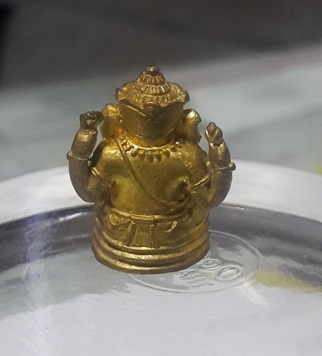 300 รูปหล่อพระพิฆเนศ เนื้อทองเหลือง ไม่ทราบที่