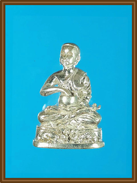 ***พระสีวลีจกบาตรลอยองค์ รุ่น "ไหว้ครู ๒๕๕๔" เนื้อเงิน ครูบากฤษณะ อินทวันโณ ***สร้างน้อยครับ