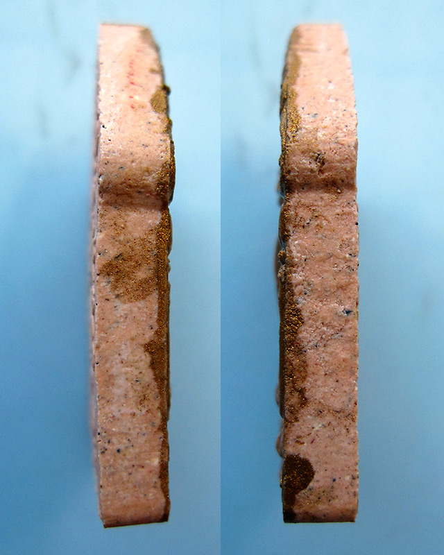 ขุนแผนผ้าป่า ปี 2546 เนื้อชมพู ตะกรุดเงินคู่ ทาทองเดิม หลวงพ่อสาคร มนุญโญ วัดหนองกรับ จ.ระยอง