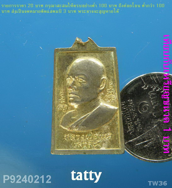 เหรียญสมเด็จหลวงพ่อแพ เสาร์5 (ห่วงด้านบนขาด)