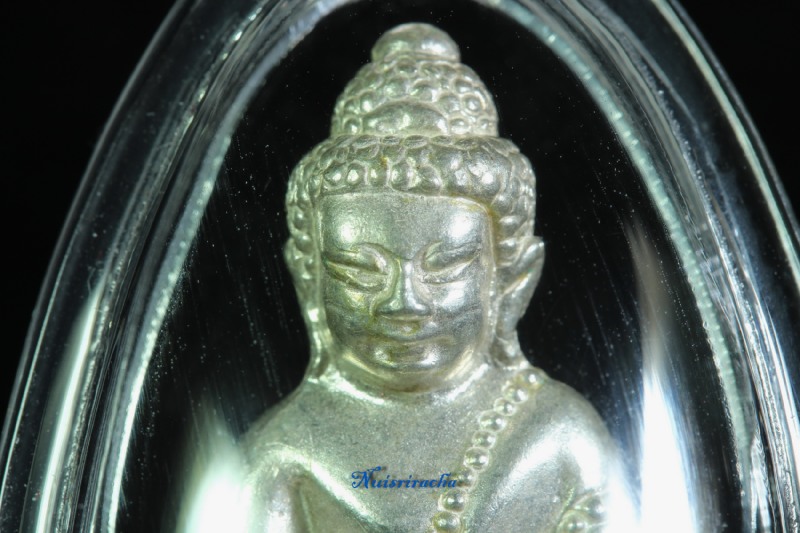 พระกริ่งชินบัญชร 7 รอบ ฉลองอายุ 84 ปี ลป.สิน วัดละหารใหญ่ เนื้อเงินก้นอุดผงพรายกุมาร เส้นเกศา ฝังพลอ