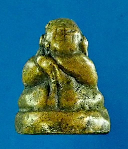 พระสังกัจจายน์หล่อโบราณ พิมพ์พุ่งป่อง หลวงพ่อเปรื่อง วัดบางคลาน จังหวัดพิจิตร