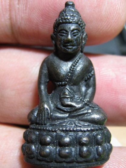 พระกริ่งโสฬส มปร.เนื้อทองเหลือง ปี2515 วัดราชประดิษฐ์ กรุงเทพฯ หลวงปู่ทิม ปลุกเสก สภาพพอสวย มาพร้อมบ