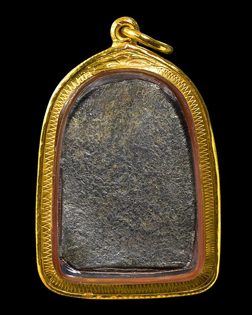 เหรียญหล่อ พระสังวราชุ่ม วัดพลับ กรุงเทพฯ เนื้อตะกั่ว+เลี่ยมทอง+บัตรรับรองครับ