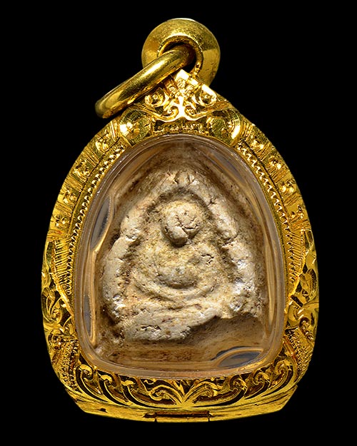 พระสังกัจจายน์ หลวงปู่ภู วัดอินทรวิหาร(บางขุนพรหม) กทม.+ตลับทอง6.02กรัม+บัตรรับรองครับ