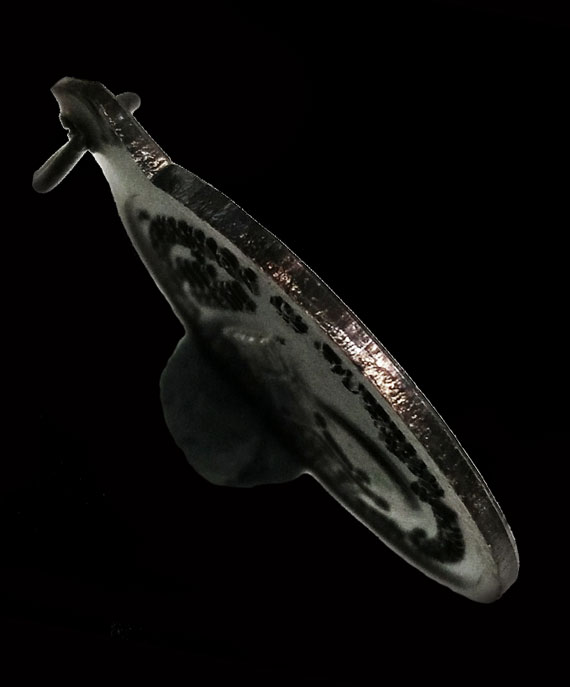 เหรียญหมุนเงินหมุนทอง หลวงปู่หมุน พิธีเจริญลาภปี42 ประคำ18เม็ด บาง(ไหล่ไม่ผด นิยม)ปรอทเดิม