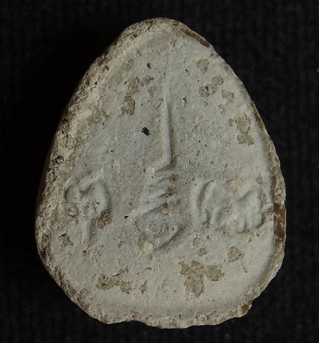 พระปิดตามหาเสน่ห์ หลังยันต์พุทโธ เนื้อเกสรเนื้อก้นครก ล่ำๆ