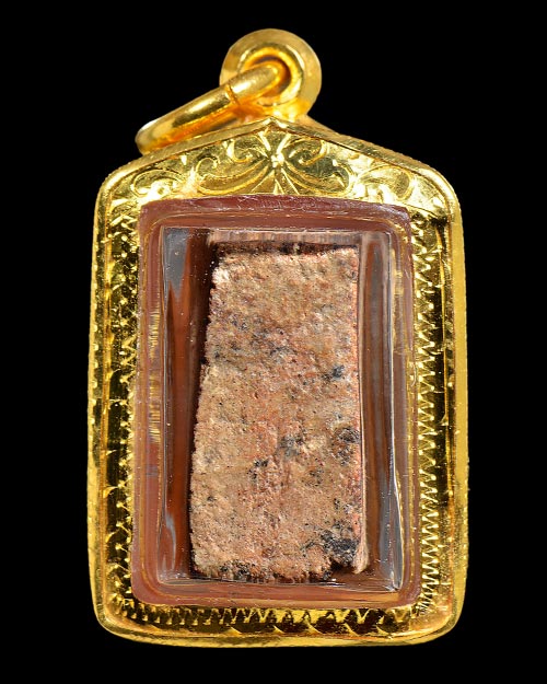 กรุเก่า2522 พระกรุนาดูนตัดเดี่ยว จ.มหาสารคาม พิมพ์เจ้าเงาะ สภาพสวยมาก+เลี่ยมทองครับ