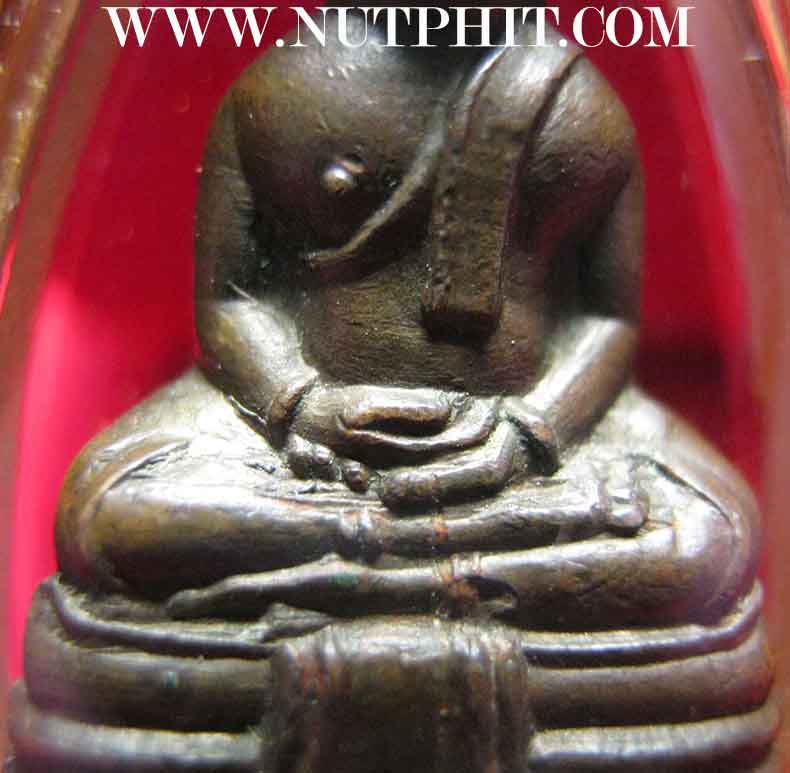 กริ่งพระพุทธโสธร ปี ๒๕๐๐ พิมพ์หน้ากลาง วัดโสธร+บัตรรับรองพระแท้*63