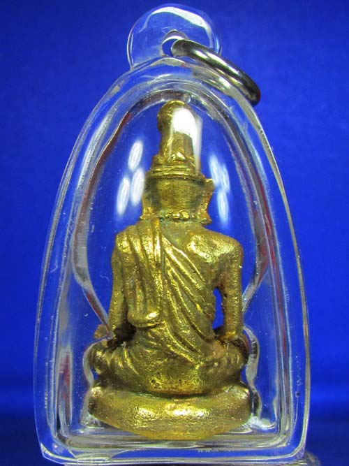 รูปหล่อพระกริ่งฤาษีครูยา(รุ่น๒) หลวงปู่พุทธะอิสระ วัดอ้อน้อย จ.นครปฐม ปี ๕๐ เลี่ยมกันน้ำ