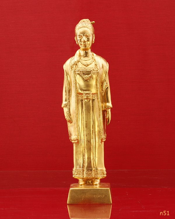 พระบูชาพระพี่นางสุพรรณกัลยา สูง 13 นิ้ว 