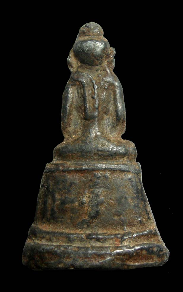 พระเชียงแสนเดี่ยว ตะกั่วสนิมแดง