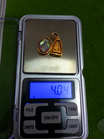 พระพุทธชินราช กะใหล่ทอง + หลวงพ่อโสธร เลี่ยมทองคำแท้ พร้อมใช้