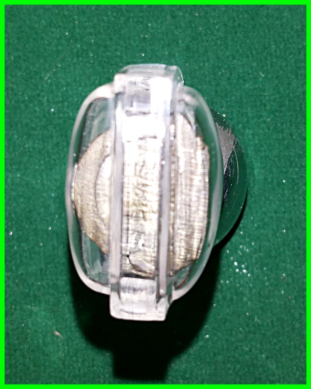 รูปหล่อหลวงพ่อแพ อนุสรณ์ 100 ปี เนื้อนวะ ปี 2535 วัดพิกุลทอง เลี่ยมพลาสติกกันน้ำ