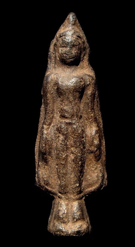 พระร่วงยืนเปิดโลกทิ้งดิ่ง ชินเงิน กรุวัดเจดีย์สูง สุโขทัย