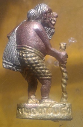 ชูชก รุ่นเมตตา มหาเศรษฐี หลวงพ่อสาคร วัดหนองกรับ ระยอง ปี2550เลข607เนื้อสามกษัติมีโค้ด สร้าง1999ตน