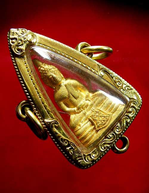 พระพุทธโสธร  เนื้อทองคำ ปี 2534 