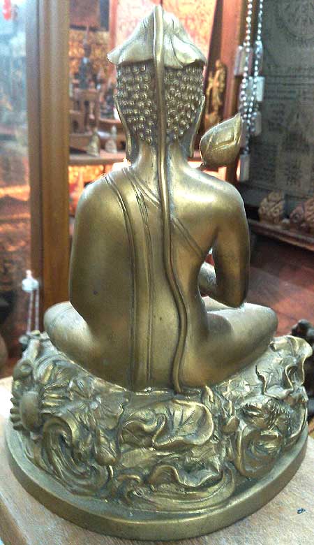 *พระอุปคุต ขนาดบูชา หน้าตัก ๕ นิ้ว หลวงปู่นนท์ วัดเหนือวน ราชบุรี*