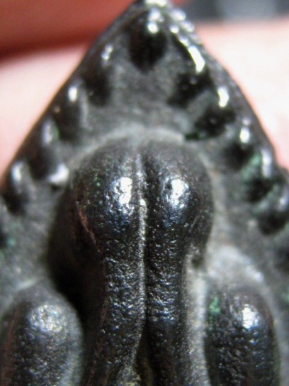 พระปิดตาท่านเจ้าคุณนรฯ ปี2513 เนื้อเมฆพัตร วัดเทพศิรินทร์ กรุงเทพฯ สภาพพอสวย มาพร้อมบัตรรับรองความแท