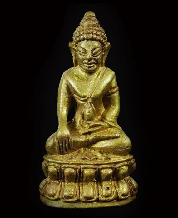 พระกริ่งสัมฤทธิ์ผล เนื้อทองทิพย์ รุ่น เสาร์ ๕ มหาเศรษฐี ปี43 สวย จมูกโด่ง คม ตอก 1 โค๊ต มาตรฐาน